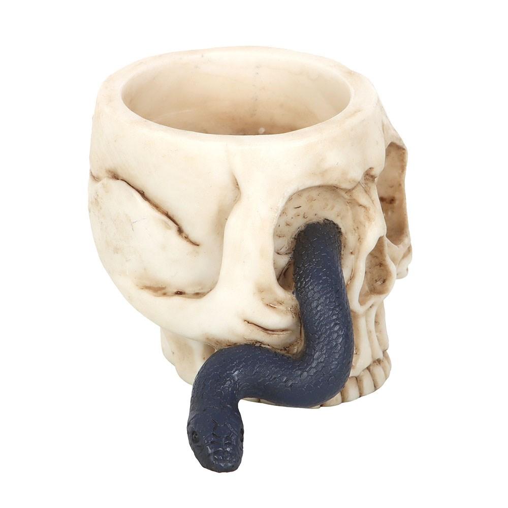 Something Different Skull & Snake Tealight Holder