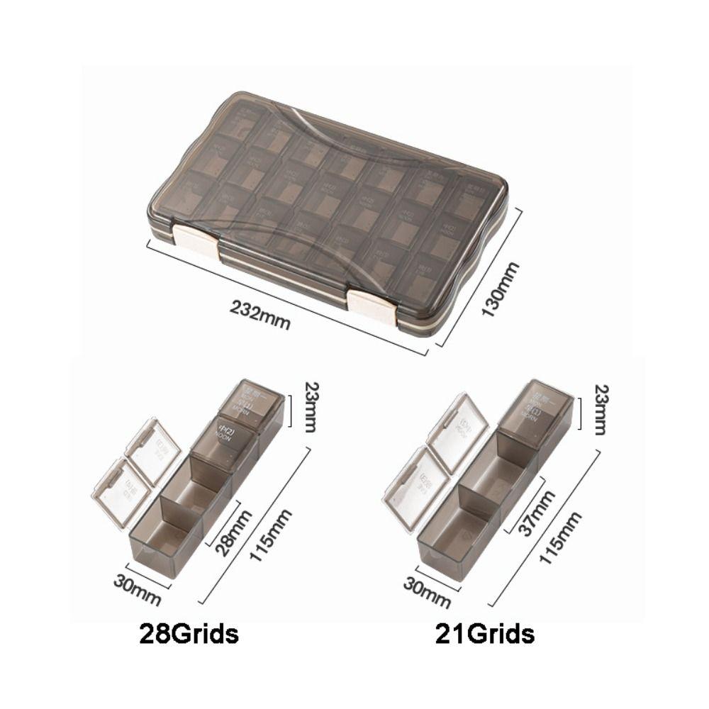 Влагостойкая портативная аптечка, ящик для хранения таблеток, органайзер, дозатор, футляр для таблеток для путешествий