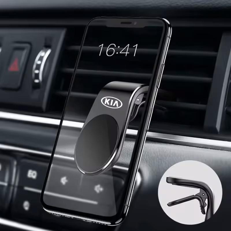 Magnetic Car Phone Holder Phone Stand Clip Mount Car Accessories For Kia K7 K5 K8 K3 Ray Sorento XCeed Soul Cerato Venga Cadenza