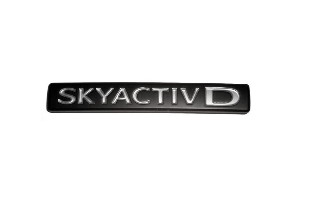 Matte Black New CX-5 (KF/Late New Model) SKYACTIV-D Emblem for Rear
