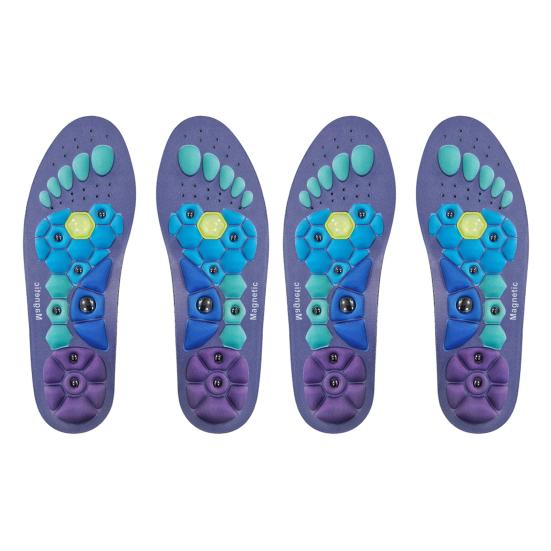 1 пара ортопедических акупунктурных стелек для облегчения боли, легкие рефлексологические массажные стельки, удобная поддержка стопы