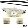 BWR777 Electric Window Regulator Repair Set Front Left Door for VW Touareg 7L Porsche Cayenne 9PA 955 957 2002-2010 7L0837461