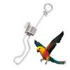 Small Stainless Steel Pet Bird Activity Opening Training Foot Ring Accessories Parrots Cage Supplies