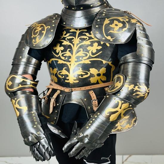 Конкурсный доспех Антона Пеффенхаузера Средневековый доспех Полудоспех Боевой воин Костюм на Хэллоуин Лучший подарок для него