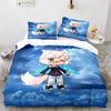 3D Printed Anime Gacha Life Duvet Cover Set With Pillow Covers Polyester Teens Kids Bedding Set Full Queen King Size Bed Linen