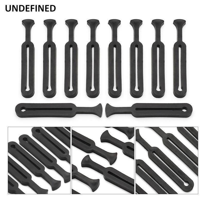 10x Fixed Windshield Rubber Strap O-Rings Gasket For Polaris 5410970,5410387 Ski-Doo 572-0328-00 Yamaha 8K4-77223-00