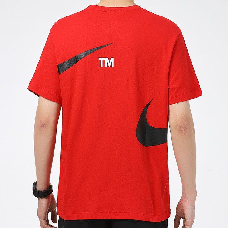 Nike Футболки Мужские Красные С Круглым Вырезом Умеренный Прямой Крой DD3350-657