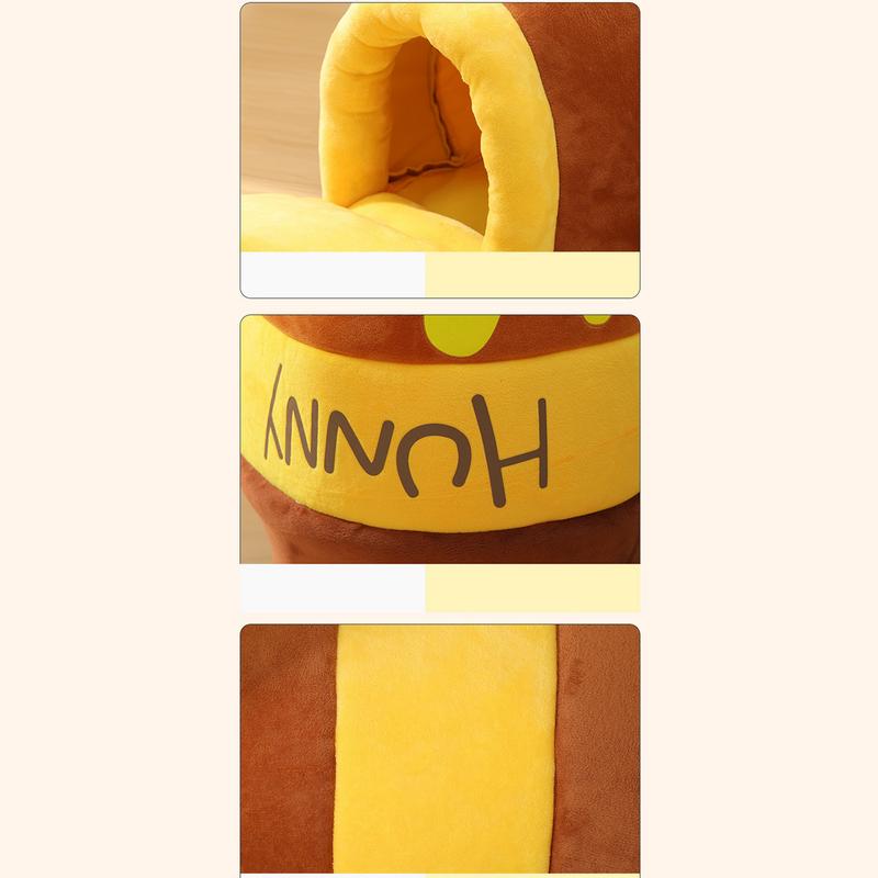 Кошачья пещера Honeypot Cat Bed Cute Pet House Cute Cat Bed With Removable Cushion Warm Cave Nest Sleeping Bed For Cats Small Dogs