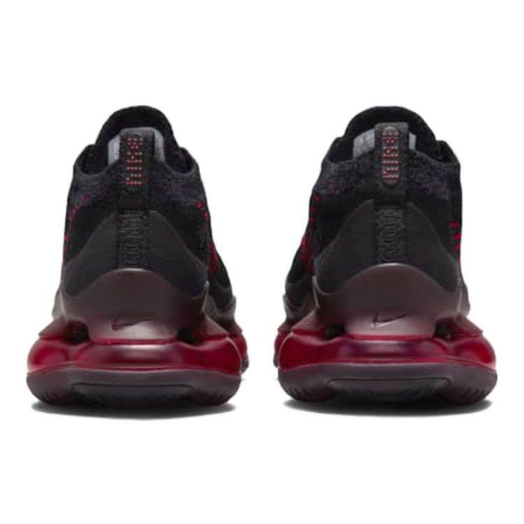 Nike Мужские кроссовки Air Max Scorpion Flyknit Bred, черные, университетский красный DJ4701-004