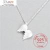 Genuine 925 Sterling Silver Angel Wings Necklace Pendants For Women Trendy Flying Wing Choker Valentine 'S Day Gifts