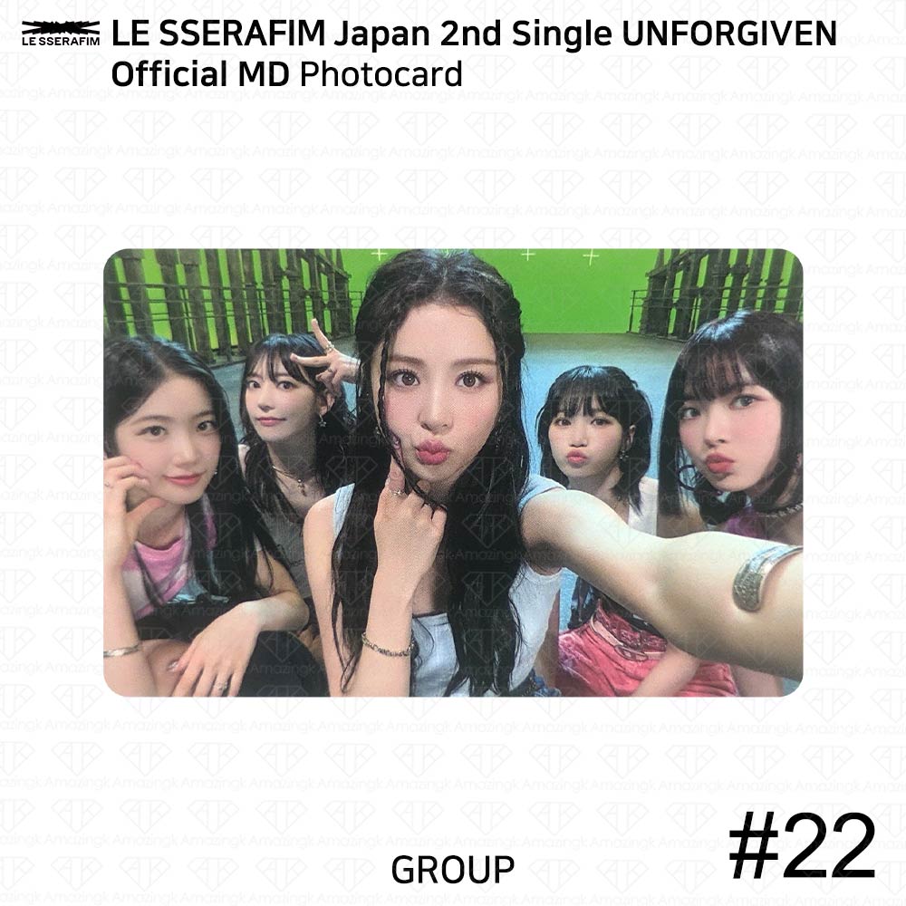LE SSERAFIM Japan 2nd Single UNFORGIVEN Official MD Random Photocard Chaewon