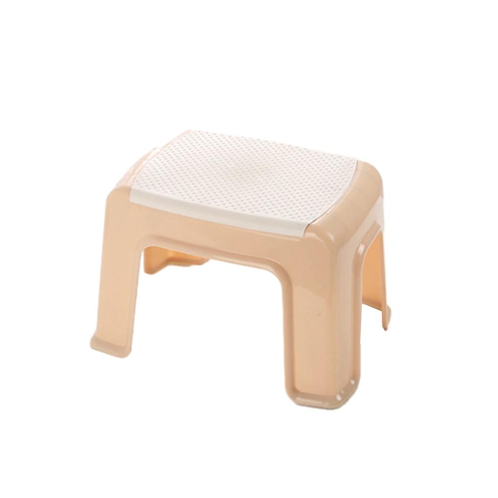 Пластиковый табурет-стремянка Нескользящий толстый табурет Сиденье для пеленания Мебель Скамейка Ванная Спальня Туалет Детский сад