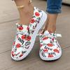 2024 Summer Fashion Women Vulcanize Shoes Ladies Casual Flats Convenient Slip On Loafers Comfortable Outdoor Sports Sneakers