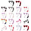 Cat Ears Headband and Faux Tail Keychain Elegant Cosplay Accessories Stylish Pendant for Handbag Backpack Decoration