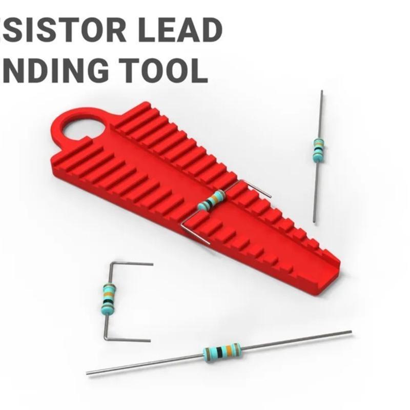 652F Professional Axials Component Leads Shaping Tool Suitable For 1/4W To 3W Resistors Flame Retardant AntiStatic Bending Tool