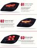 Compatible with 09-12 Porsche Cayman 987.2 LED Taillight Assembly & Boxster Modified Taillight