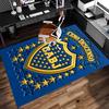 1pc Club Atlético Boca Juniors Print Area Rug - Soft,Washable Non-Slip Indoor Mat for Office Chairs,Living Room,Home Office Decorative Rug