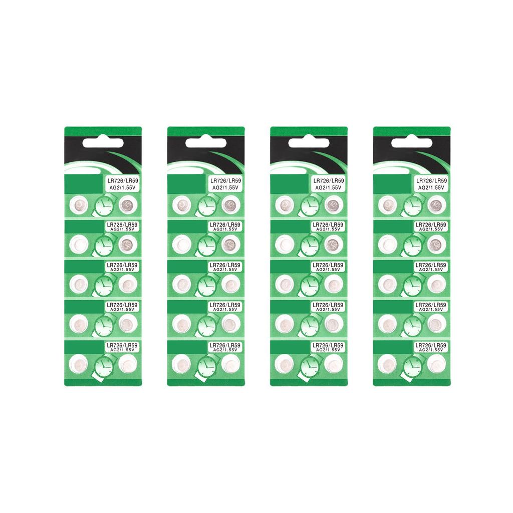 10/20 шт. батарей AG2 LR726 AG2 щелочные таблеточные элементы с длительным сроком службы для маломощных устройств, таких как игрушки и пульты дистанционного управления