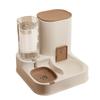 Cats Feeders and Water Dispenser 2 In 1 Pet Automatic Water Dispenser Pet Food Storage for Small Dog Puppy Cats
