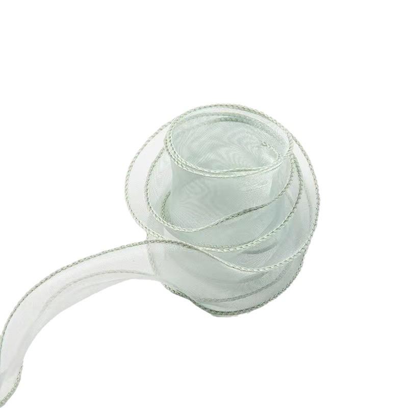 Fishtail Yarn Ribbon In Gentle Colors for Floral Decoration and Cake Bow Tying