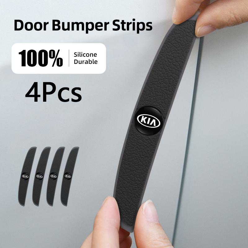 DZMX1 4Pcs Car Anti-collision Strip Silicone Protection Pad For KIA K3 Sportage Carnival K5 Seltos Pegas KX1 EV5 Sonet EV6 K4 EV3 Ceed
