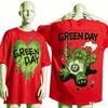 Green Day Футболка в подарок фанату Унисекс Унисекс Харадзюку Оверсайз Унисекс С коротким рукавом Уличная одежда Высокое качество Для пар Удобная Мягкая