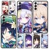 Чехол для игрового телефона Genshin Impact для Samsung Galaxy S24 S23 S22 5G S20 Ultra S21 FE S10 S9 Plus S10E S8 Lite 20 из силикона и ТПУ