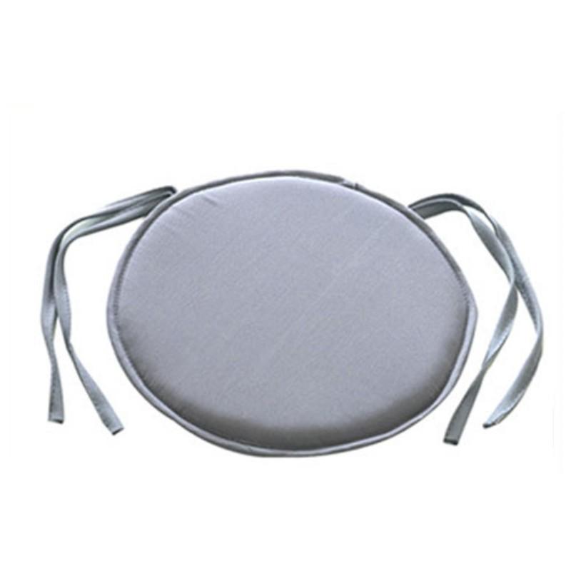 Толстая круглая подушка для домашнего использования, губчатая подушка для ремня на стул, простая тканевая подушка для обеденного стула, круглая подушка для табурета, подушка для пука