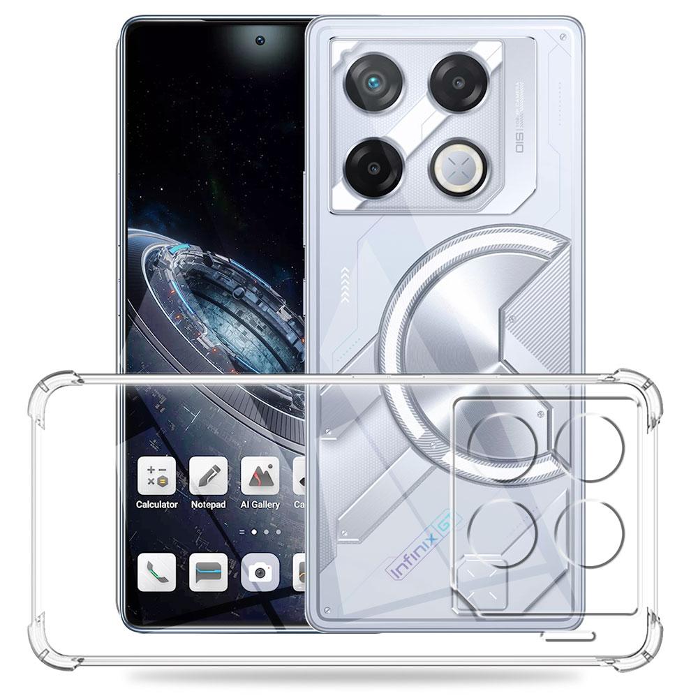 Для Infinix GT 20 Pro 5G Чехол Прозрачный Противоударный Силиконовый Мягкий Чехол для Телефона на Infinix GT20 Pro X6871 Прозрачная Задняя Крышка Защита Funda