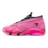 Air Jordan 14 Retro Low Shocking Pink Женские кроссовки Pink-Blast Black Flash-Crimson DH4121-600