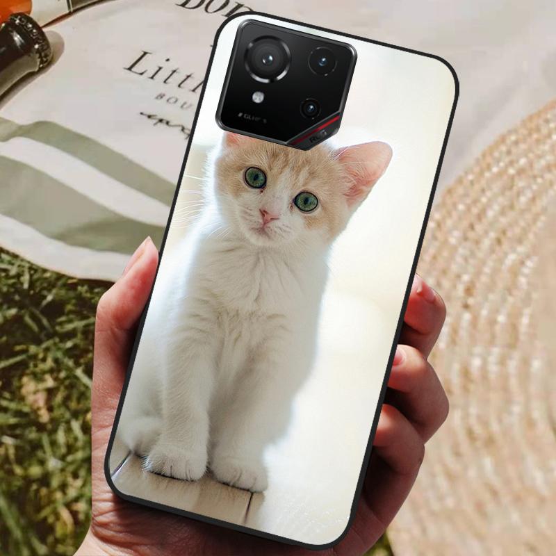 Чехол для Asus ROG Phone 9 Мягкий силиконовый чехол из ТПУ для Asus ROG Phone 9 5G Чехлы для телефонов ROG9 AI2501 2025 Милый мультяшный чехол