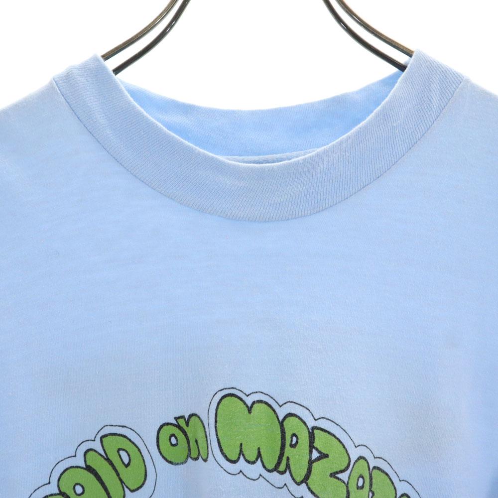 HANES 70s Vintage Orange Tag Made In USA Short Sleeve T-shirt M Men's Used