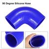 X AUTOHAUX Silicone Radiator 76mm Inner for Turbo Coolant Air Heat and Cold Durable Exhaust 1 Piece Hose, Hose, 90-Degree Elbow, Diameter, 100-100mm