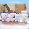 Plush Short Soft Cat Doll Stuffed Animal Keychain Gift For Girls