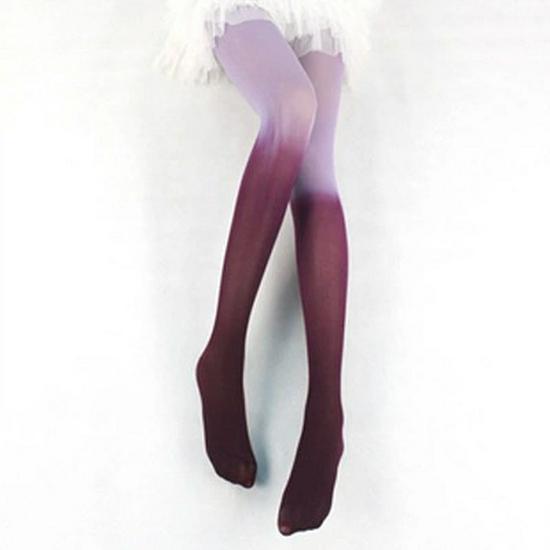 Женские колготки Gradient Velvet 80D — тонкие, не застревают, цветные