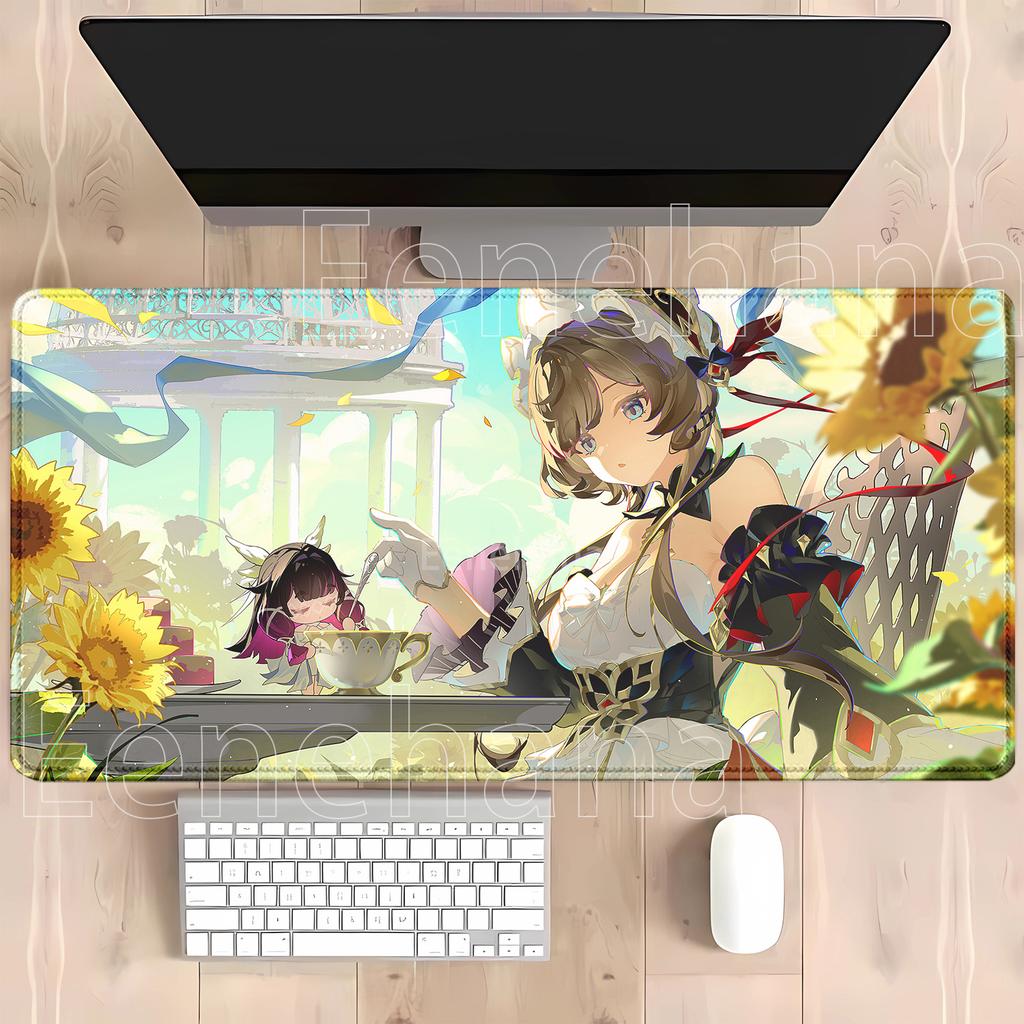 Genshin Impact Sandrone Pc Laptop Computer Mouse Pad Xxl Anime Kawaii Desk Mat NonSlip Base Rubber Hd Printing Keyboard Carpet