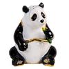 [Q3857] - Jewelry Box 'Maître Panda' Black White - 6 Cm