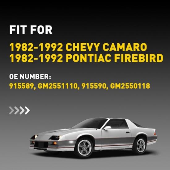 For 82-92 Camaro Chevy Pontiac Firebird LED Smoked White Front Side Marker Light