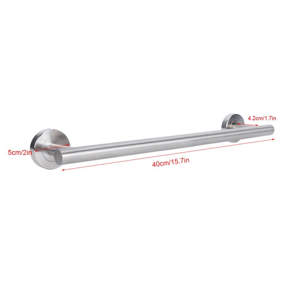 Stainless Steel Towel Holder Brushed Finish Towel Rod Towel Rack Bathroom Kitchen Laundry Room