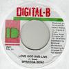 7-дюймовая пластинка SPRAGGA BENZ - Люби Бога и живи none Digital-B Ямайка Регги, Ска и Даб Б/У