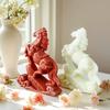 DIY Plaster Craft Horse Silicone Mold Desktop Decoration Gypsum Resin Form Mould Handmade Soap Aroma Candle Mould
