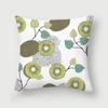 Vintage Floral Fruit Plant Pillowcase Polyester Cushion Cover Sofa  45x45cm Living Room Home Decor
