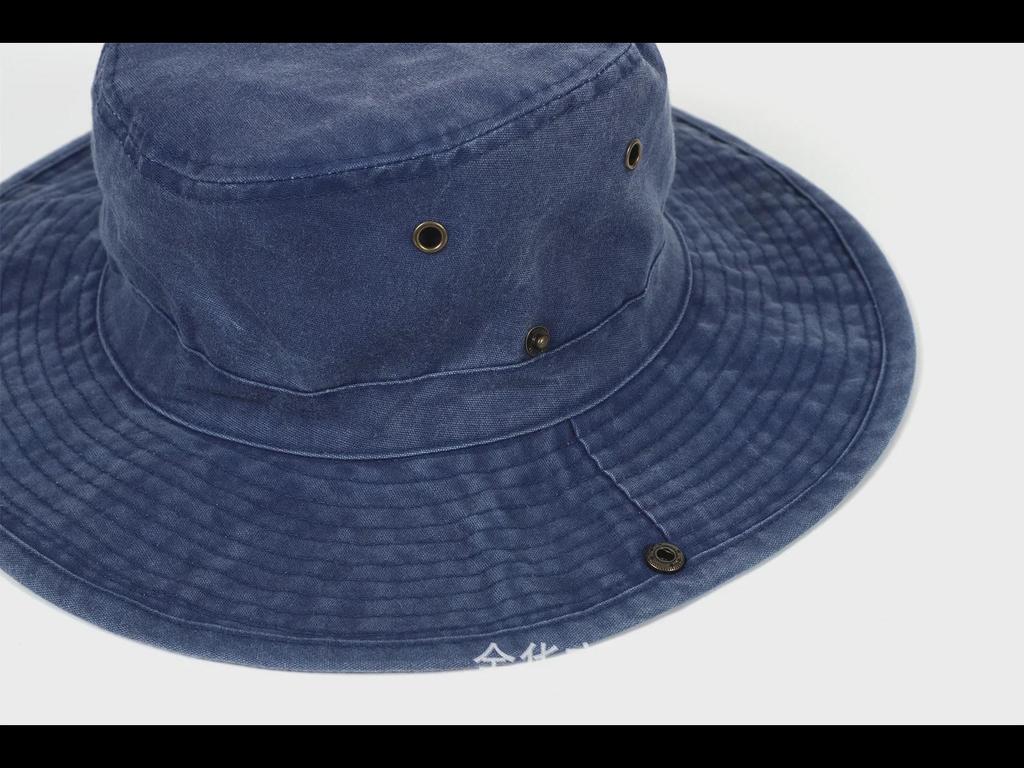 Вышитая джинсовая рыболовная шляпа с широкими полями Bass Pro Shops