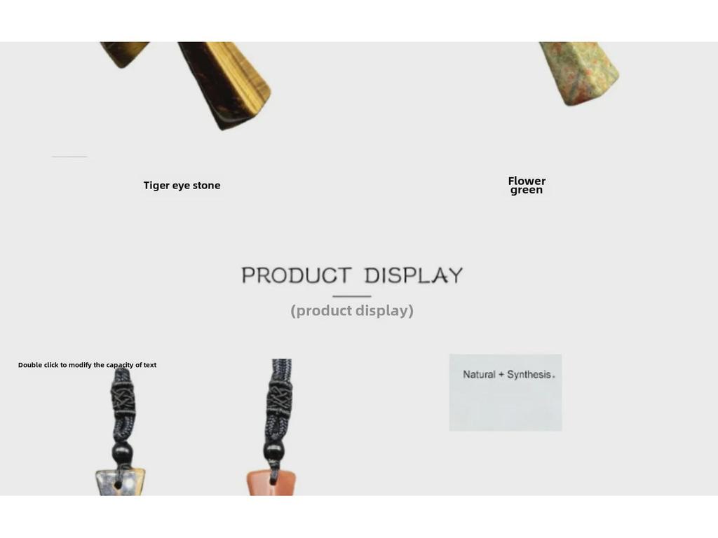 Ожерелье с крестом из агата - полудрагоценный камень, рождественский подарок, цепочка для свитера