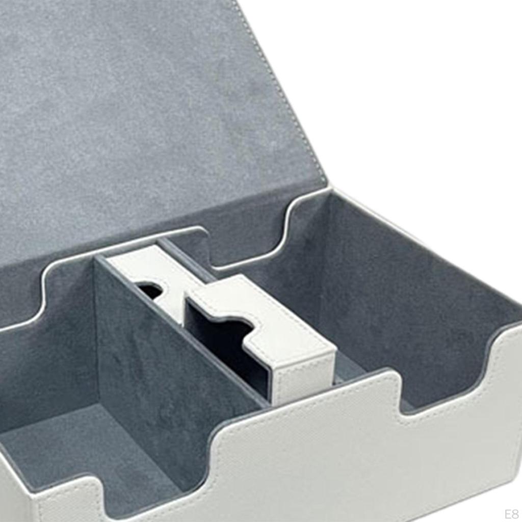 Коробка для колоды карт, прочный коллекционный прочный чехол для спортивных карт из искусственной кожи