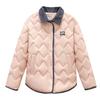 Winter New Versatile Cotton-padded Clothes Fashionable Loose Cotton-padded Jackets Lapel Women's Rhombus Jacket