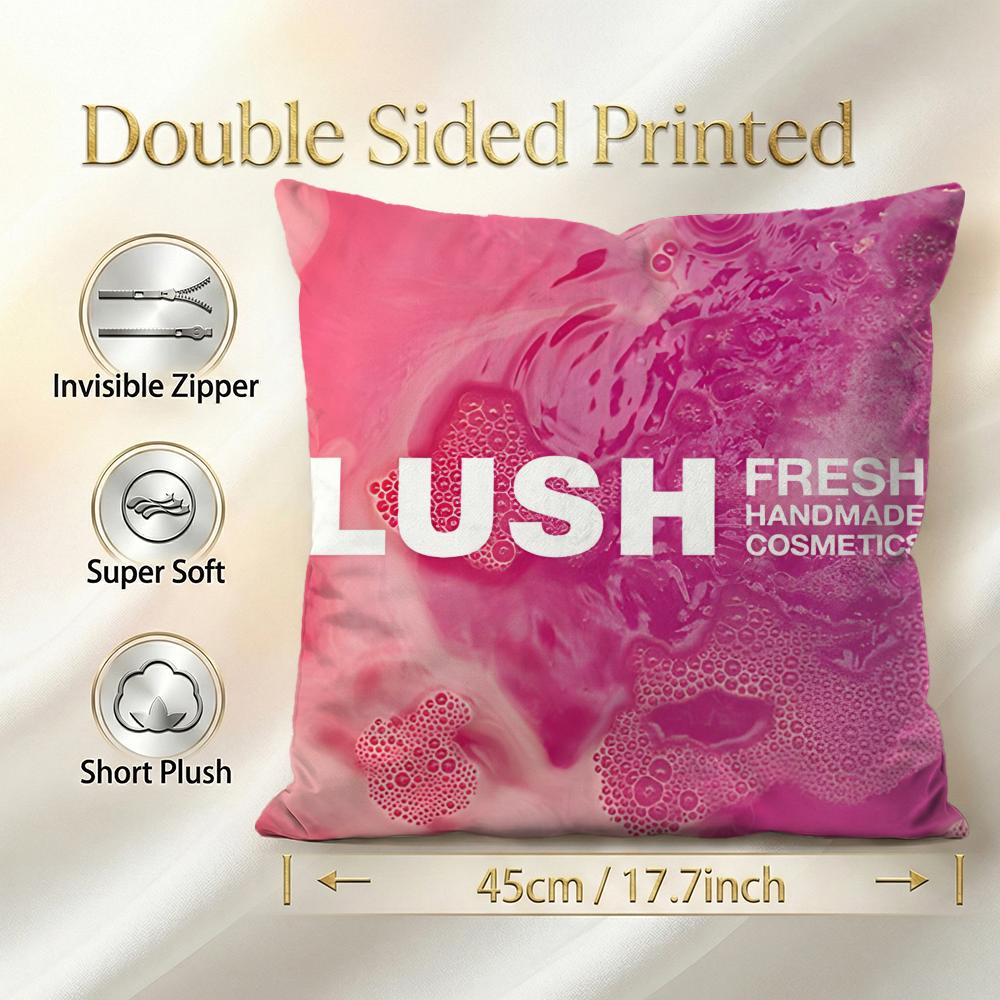 Brand Lush Cushion Cover 1Pcs Decorative Covers Soft Cushion Case For Sofa Couch Decor 40X40 45X45 Pillowcases