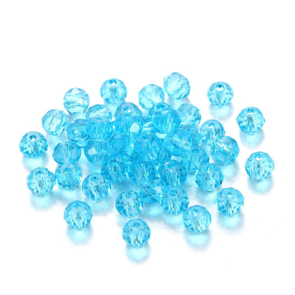 Набор для самостоятельного изготовления ювелирных изделий: Прозрачные стеклянные бусины 3-8 мм, рис, бриллианты, огранка кристаллов, в форме фонарика, разделительные бусины - идеально подходят для изготовления аксессуаров