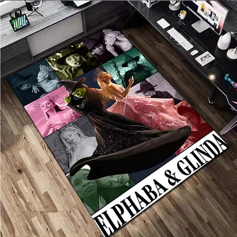 Witch Princess Print - Home Rug Office Carpet Room Rug Computer Chair Area Rug Holiday Gift