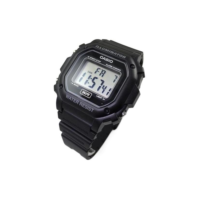 Casio Мужские ЧЕРНЫЕ ЧАСЫ ДЛЯ ПОДРОСТКОВ F108WH-1ACF F108WH-1ACF